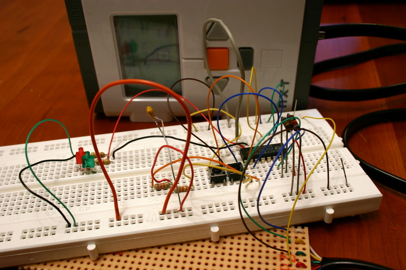 An 8-port bi-directional I2C prototype for the NXT