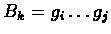 ${\rm Last}(B_k) = j$