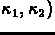 $d(\kappa_1,\kappa_2)$