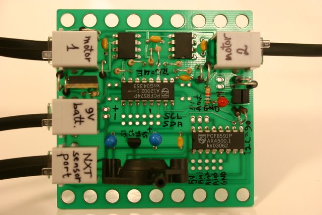 The assembled board