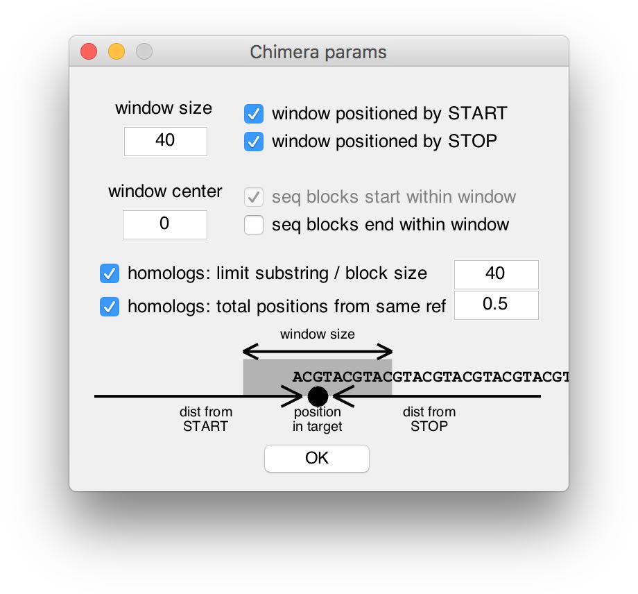 parameter window